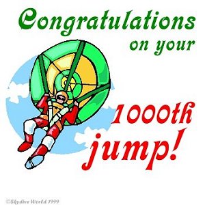 1000th Jump