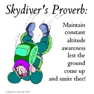 Skydiver Proverb