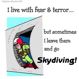 I live with fear and terror...