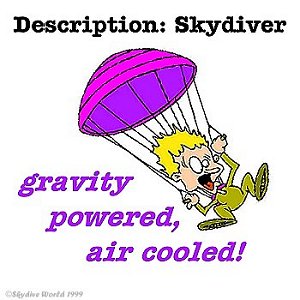 Description: Skydiver