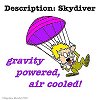 Description: Skydiver